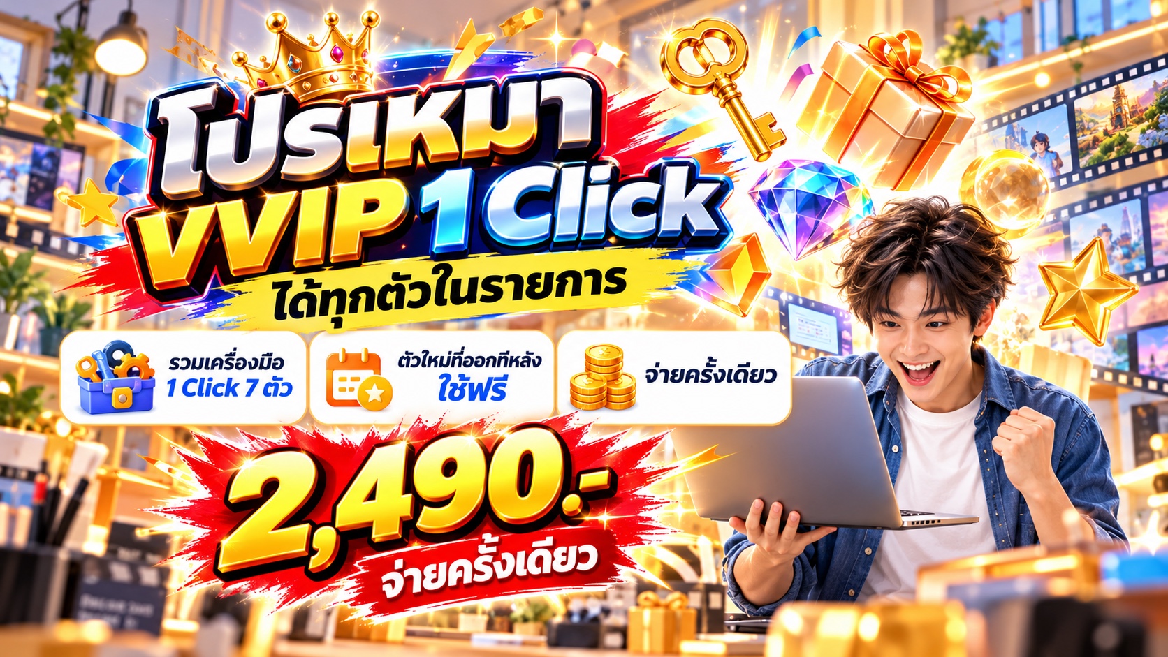 โปรเหมา VVIP 1 Click